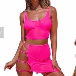 Hot af sheer 2 piece